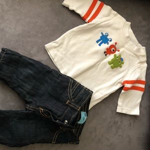 Long sleeve baby outfit